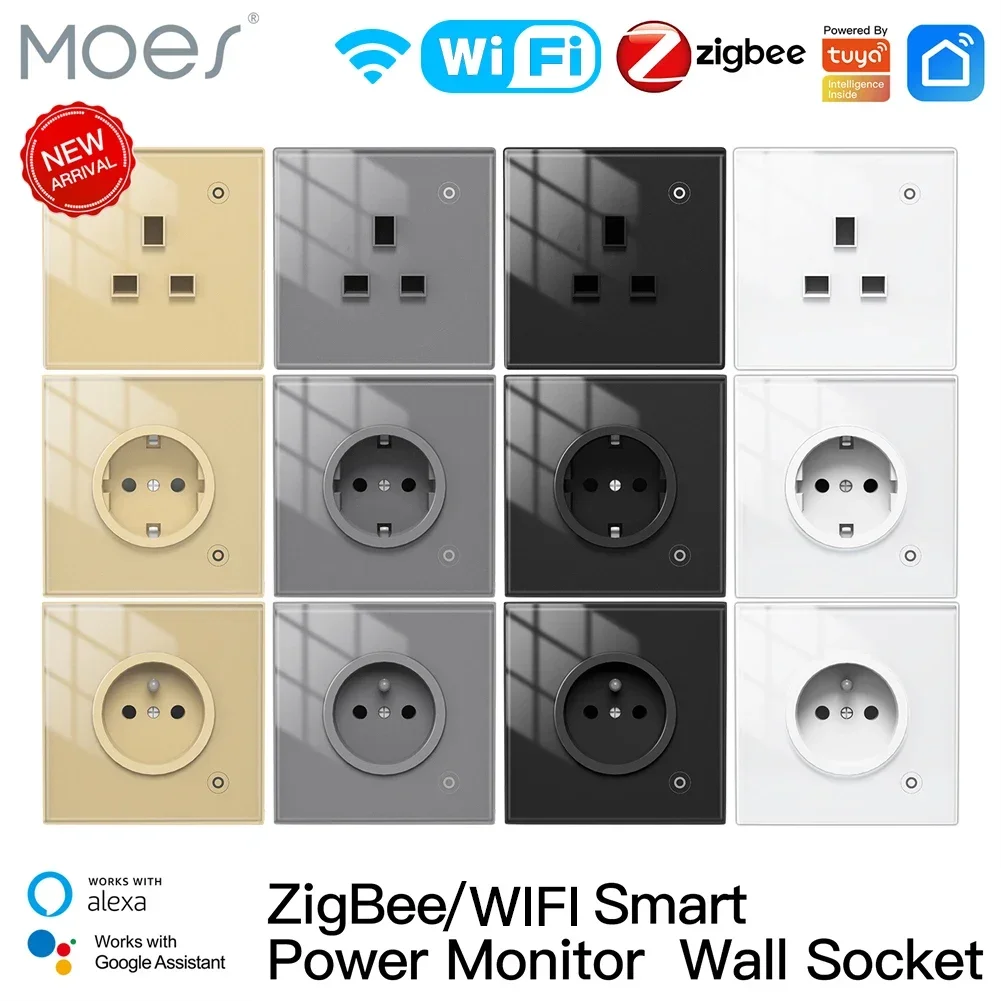 Smart Home Energy Monitor - Moes ZigBee presa a muro WIFI