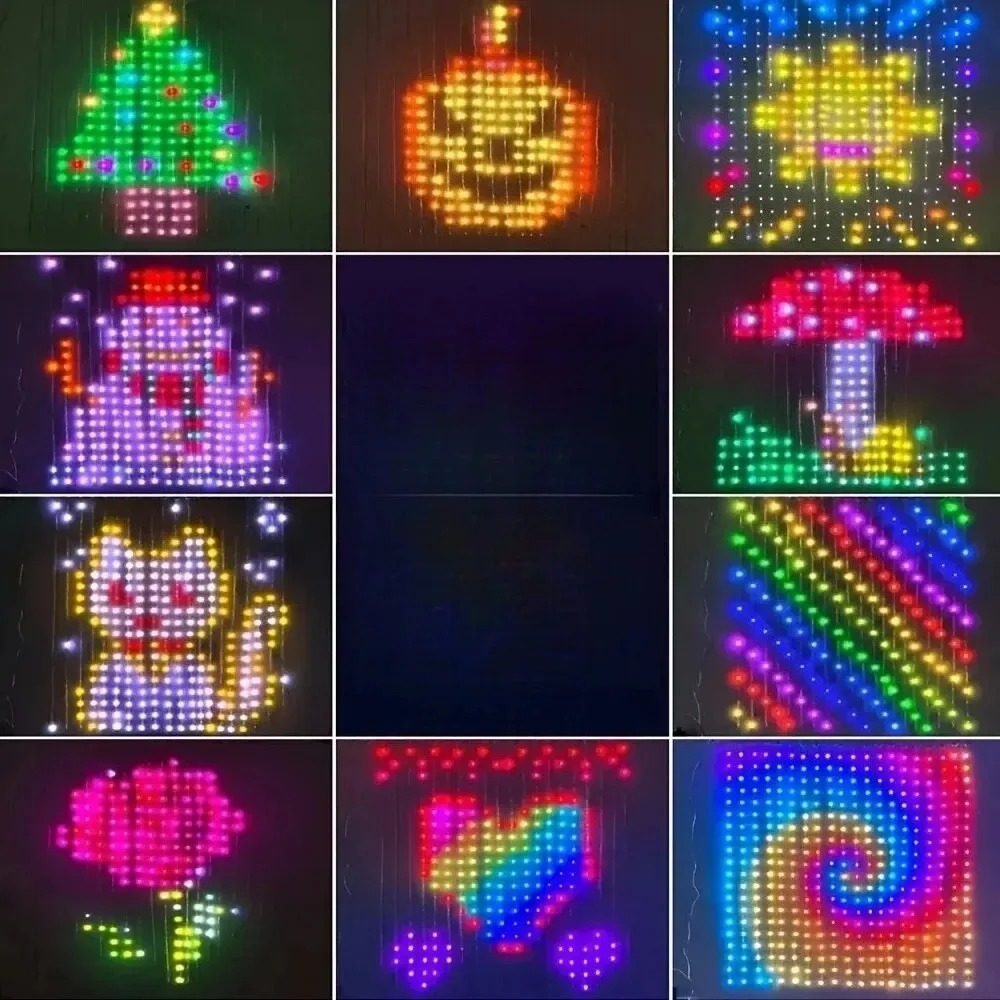 Smart Home Decor - Luci a tenda LED con pixel,
