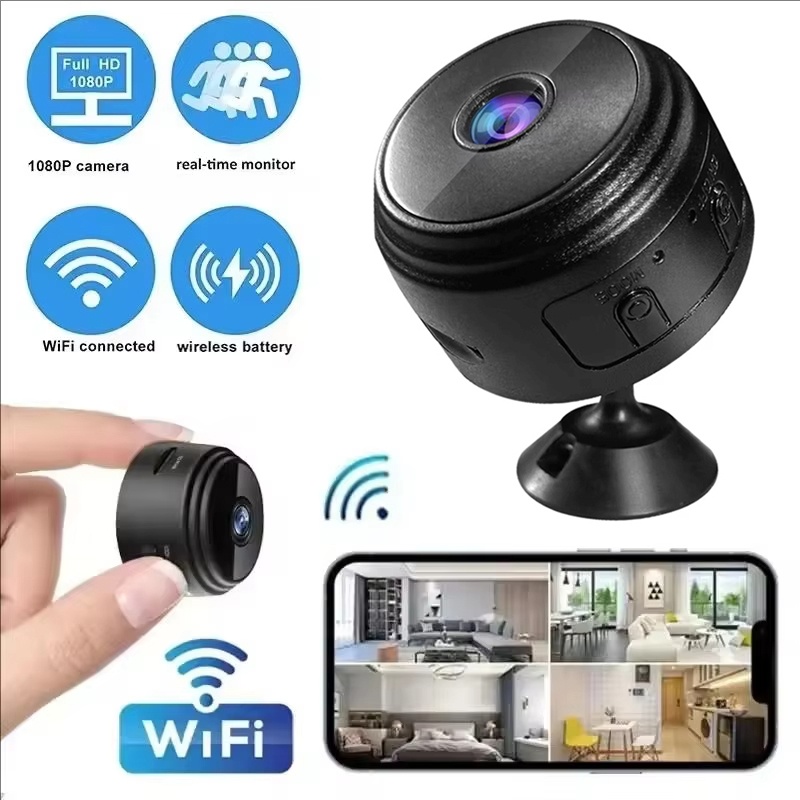 Smart Home Miniature - Mini Telecamere A9 1080P WiFi, Telecamere