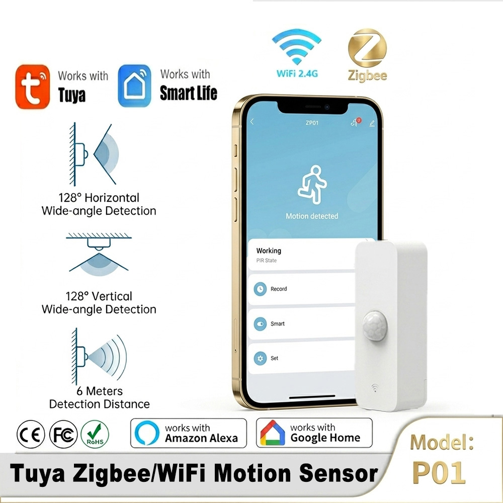 Zigbee Motion Sensor - Sensore di Movimento PIR Intelligente WiFi
