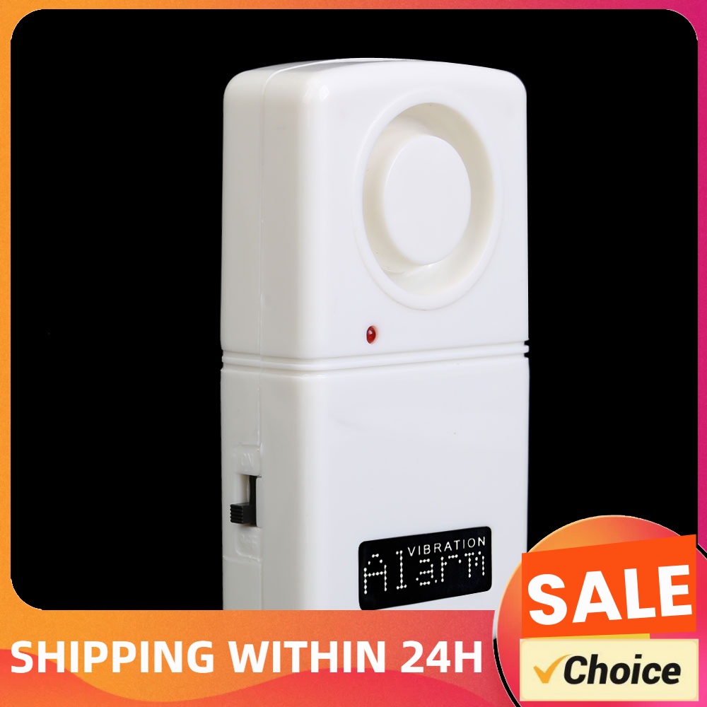 Wireless Door Sensor - Allarme a Vibrazione 120db Antifurto Allarme