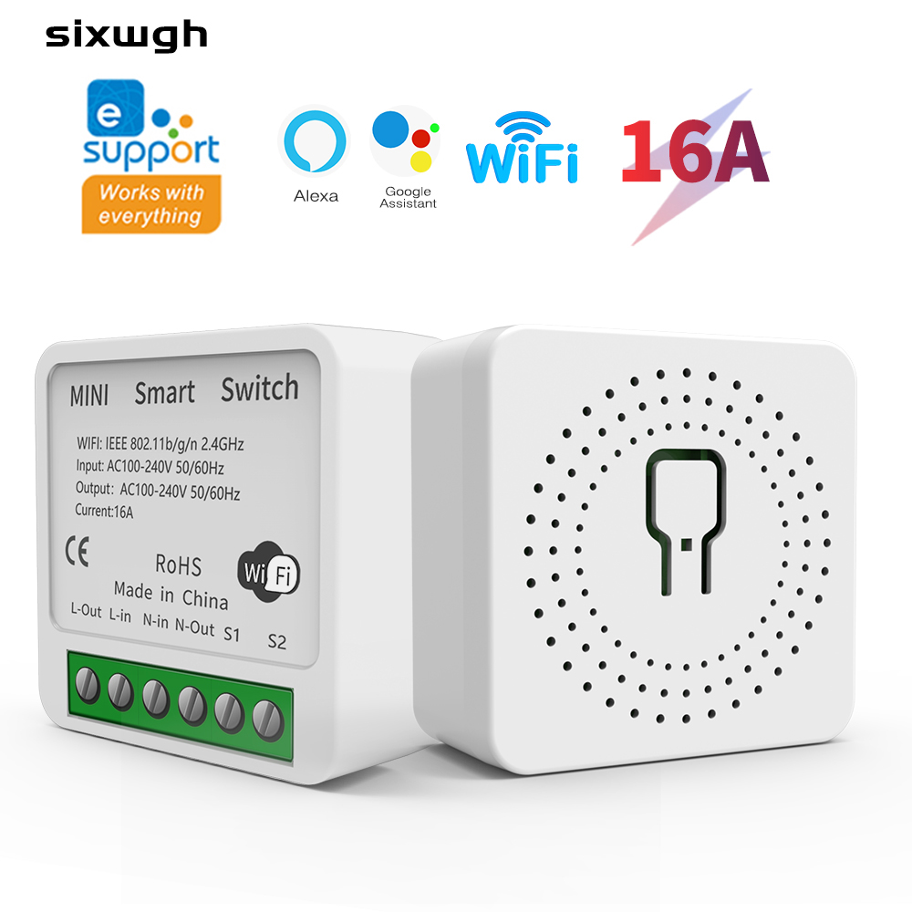 Smart Home Miniature - Interruttore WiFi Smart Ewelink Mini 16A,