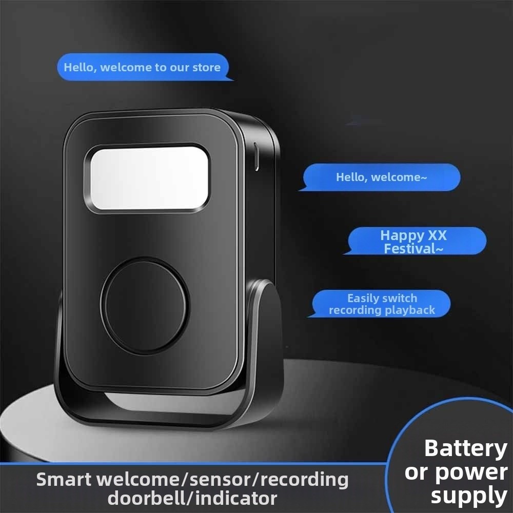 Wireless Door Sensor - Campanello Intelligente con Sensore a Infrarossi,