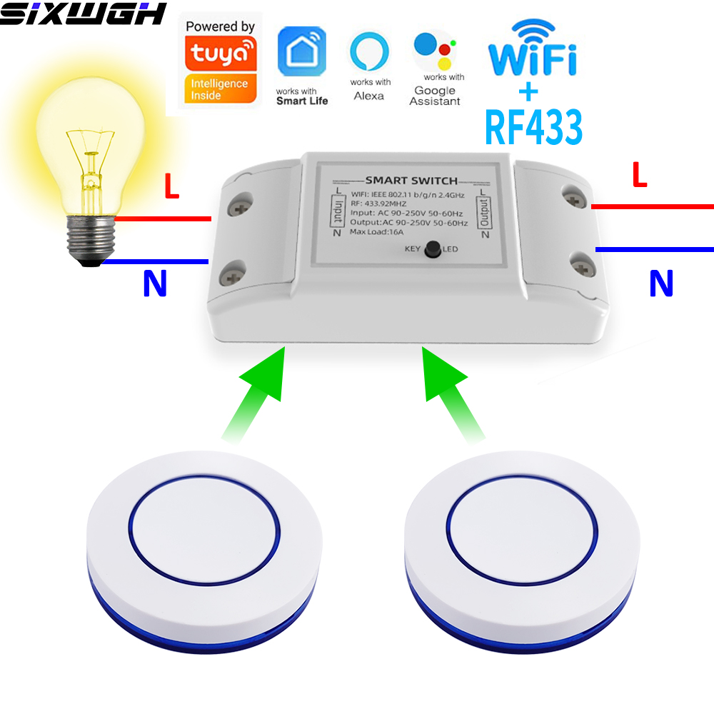 Smart Home Life - Interruttore Intelligente WiFi Tuya 16A, Controllo