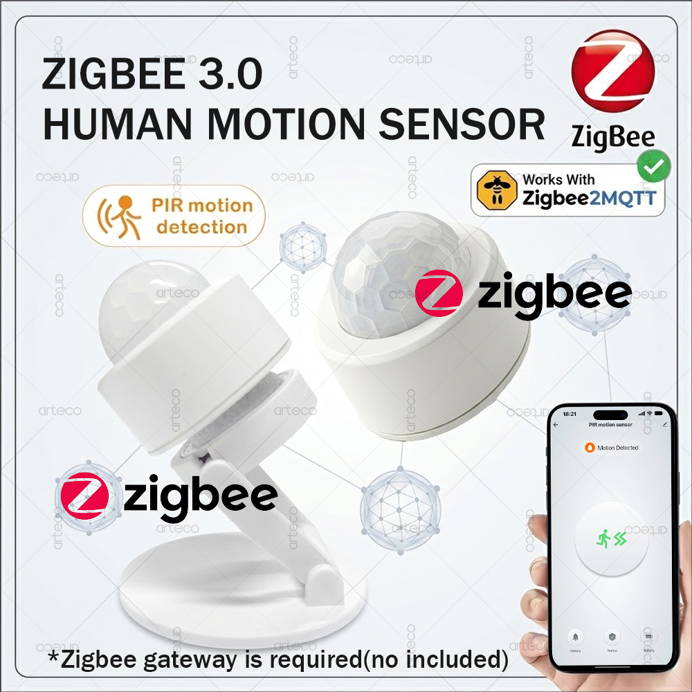 Zigbee Motion Sensor - Sensore di Movimento PIR Mini Zigbee