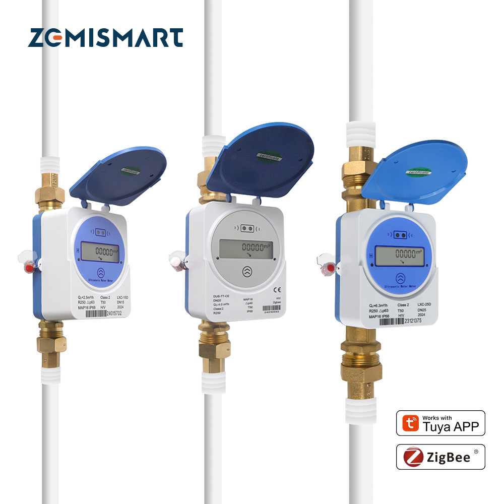 Smart Home Energy Monitor - Contatore d'Acqua Intelligente a Ultrasuoni Zemismart