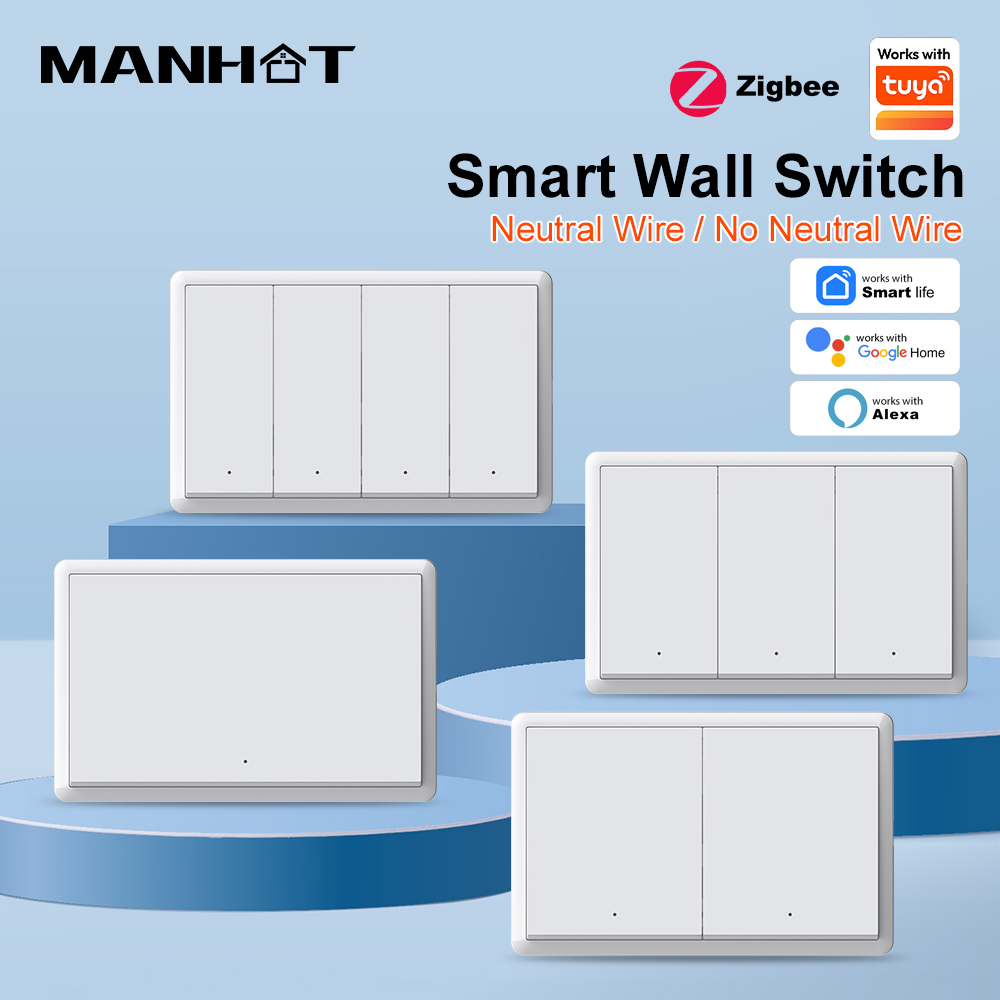 Smart Home Life - Interruttore Intelligente ZigBee3.0 MANHOT Senza Filo