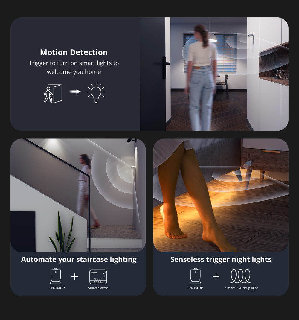 SONOFF SNZB-03P Sensore di mov - Zigbee Motion Sensor recensione e prezzo