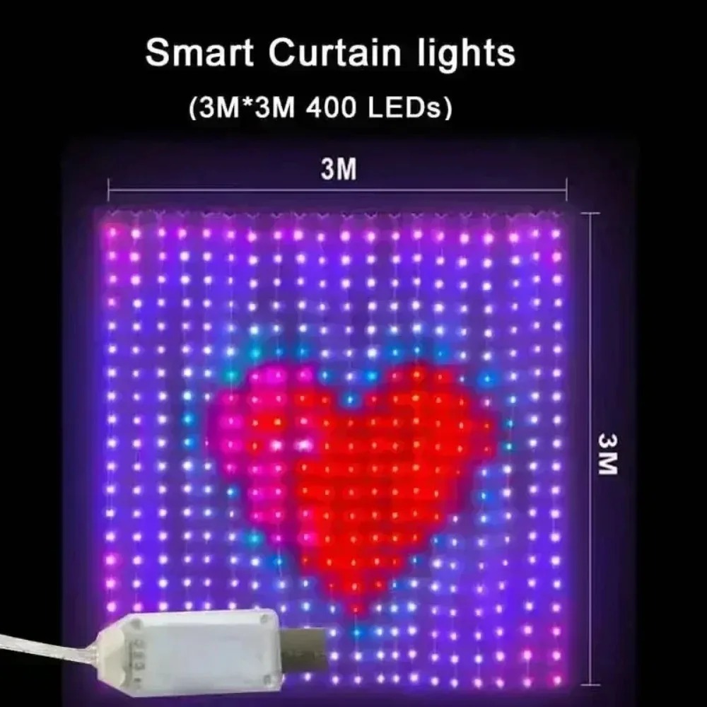Luci a tenda LED con pixel, co - Smart Home Decor recensione e prezzo