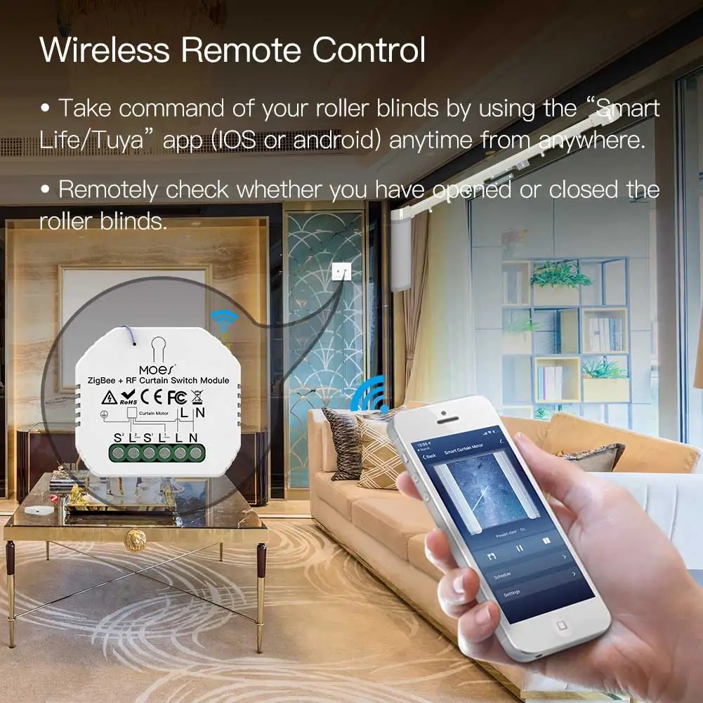 Modulo Interruttore per Tende  - Smart Home Moes recensione e prezzo
