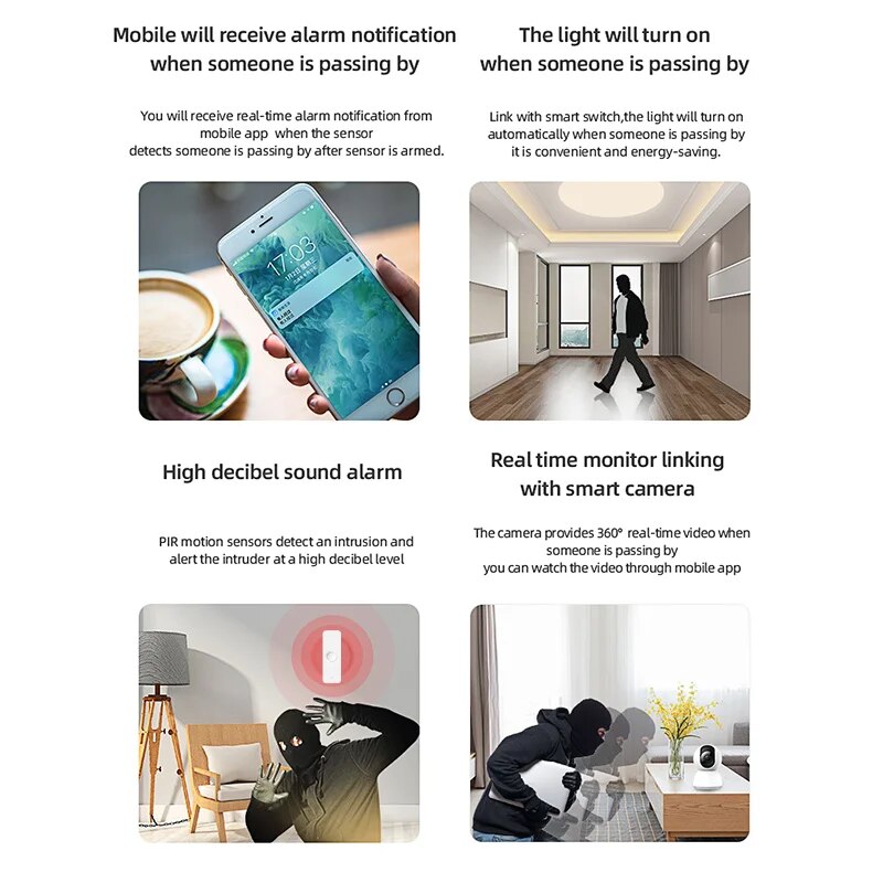 Tuya WiFi Zigbee PIR Sensore d - Zigbee Motion Sensor recensione e prezzo