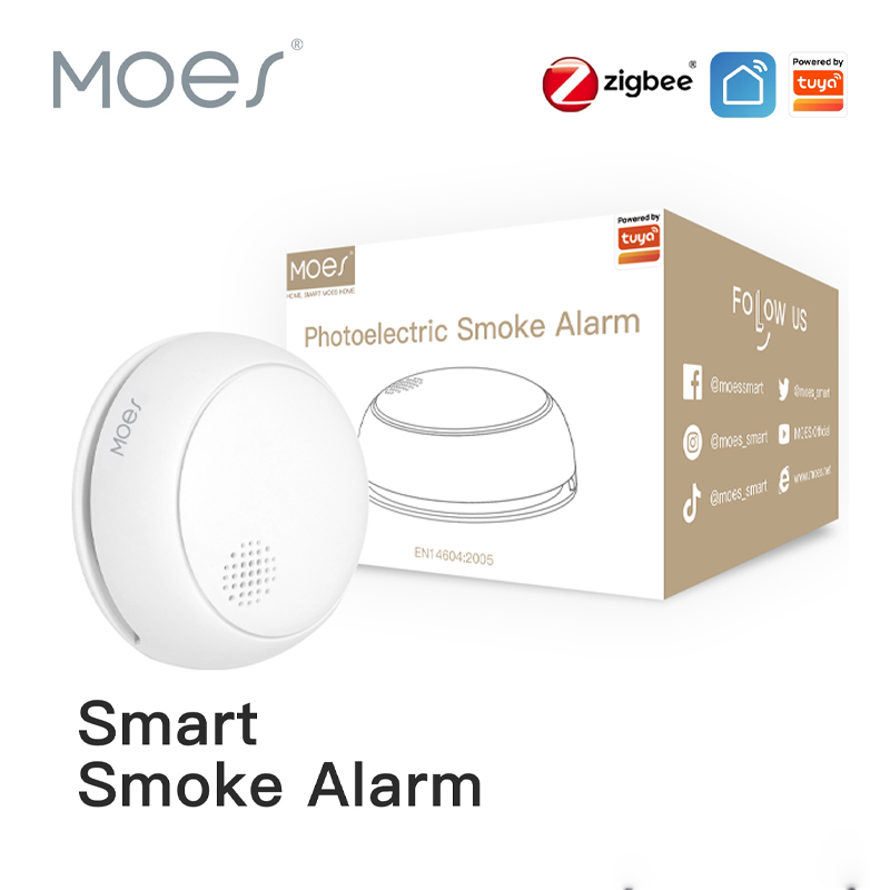 MOES ZigBee Rilevatore di fumo - Smart Home Moes recensione e prezzo