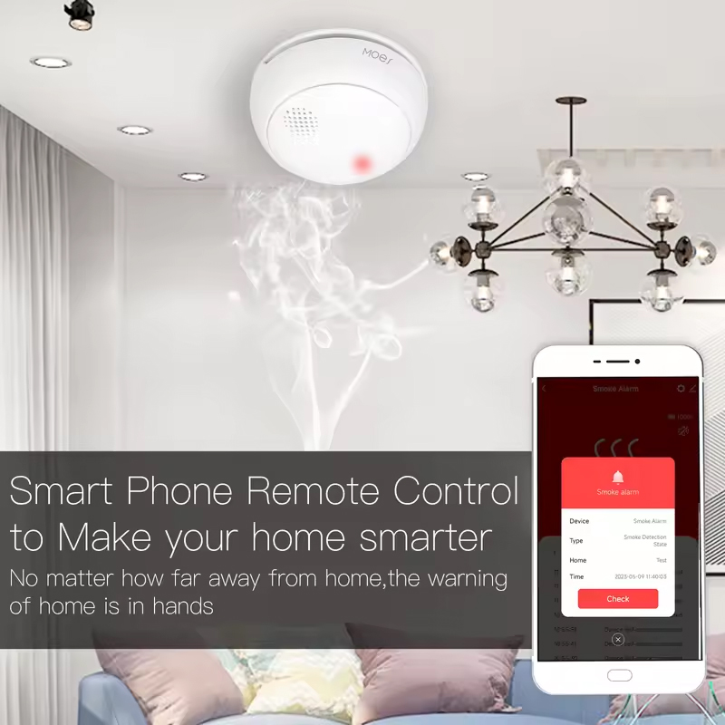 MOES ZigBee Rilevatore di fumo - Smart Home Moes recensione e prezzo