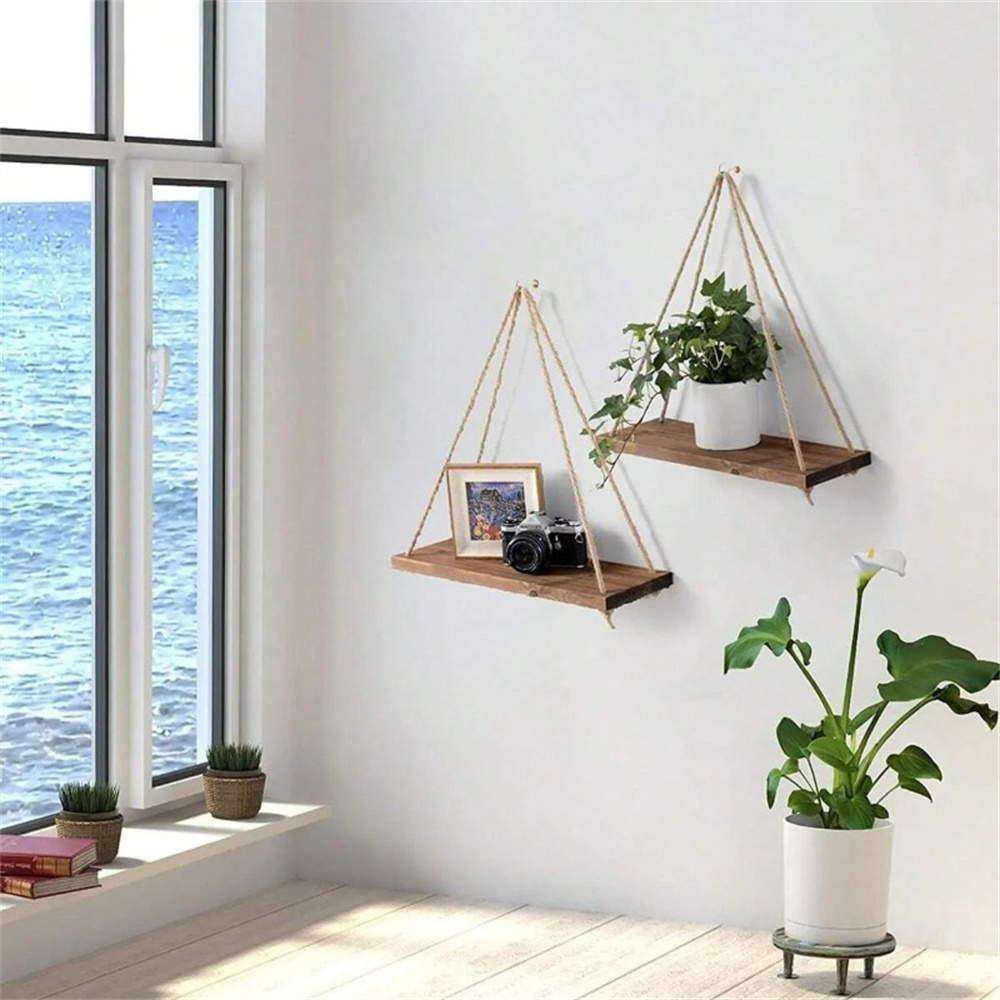 1 set mensole sospese in legno - Smart Home Decor recensione e prezzo
