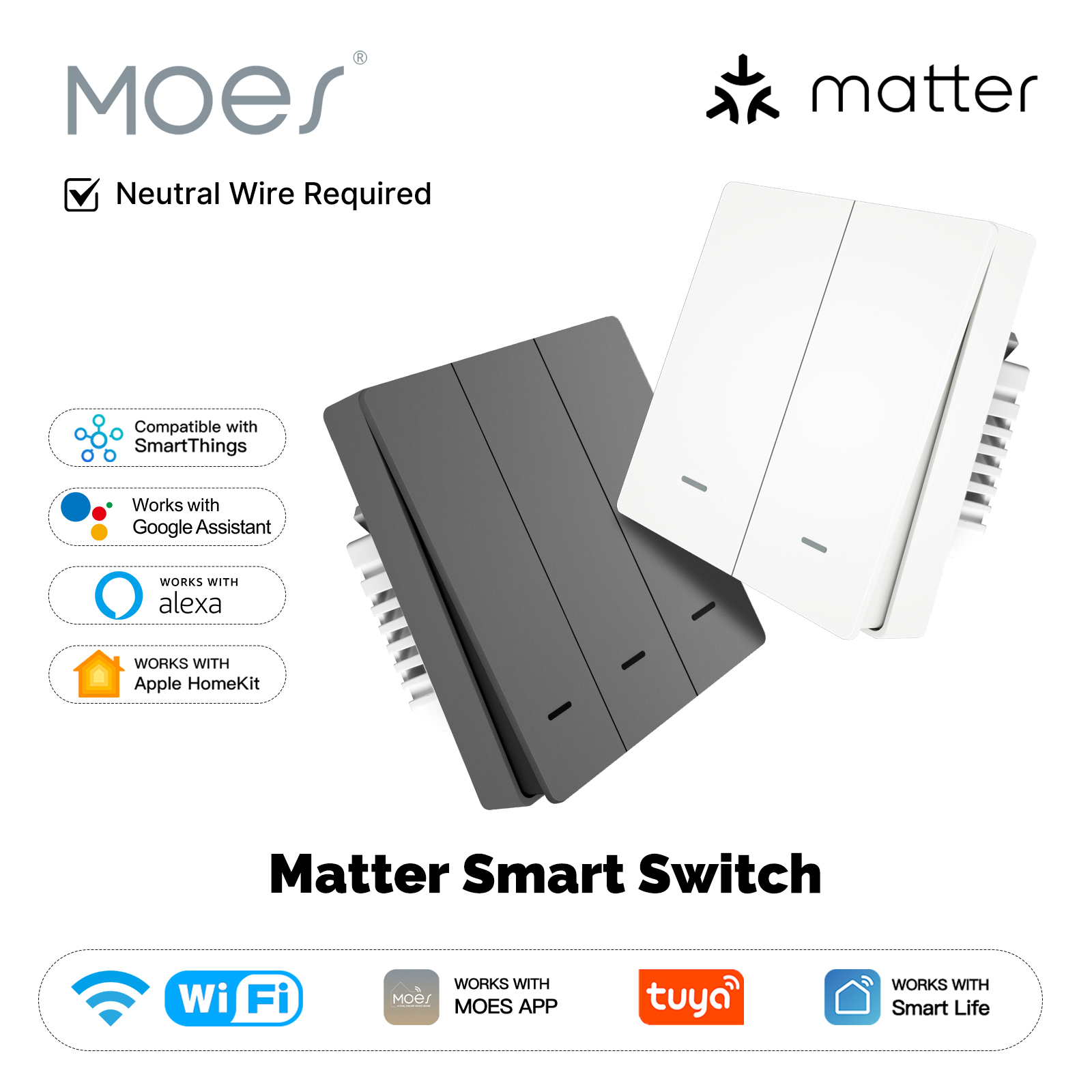 MOES Matter Tuya WiFi Smart Li - Smart Home Life recensione e prezzo